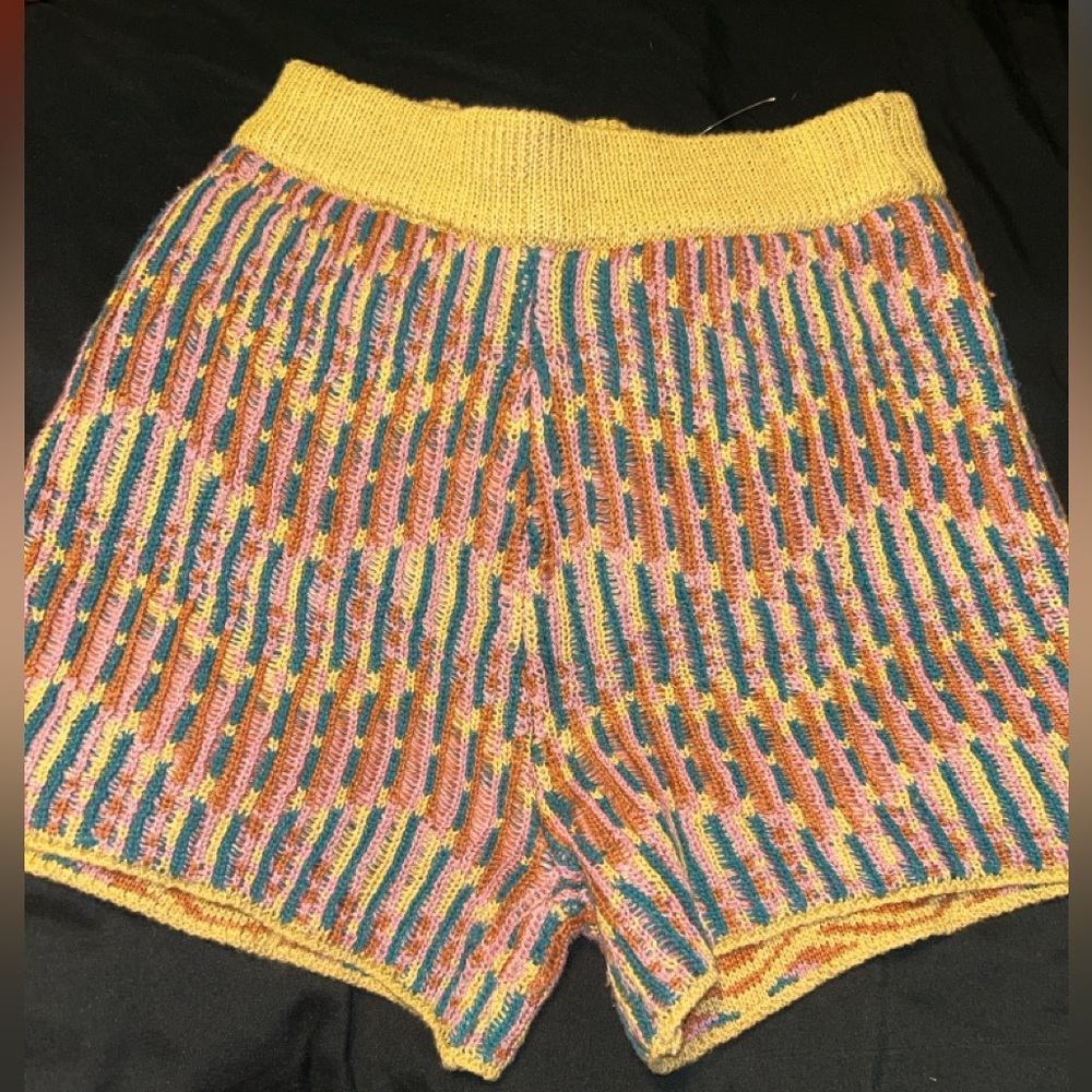 Free People Beach Knitted Shorts